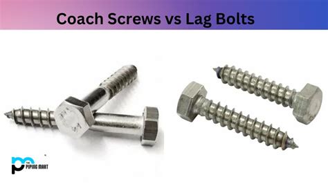 coach screw vs lag bolt.